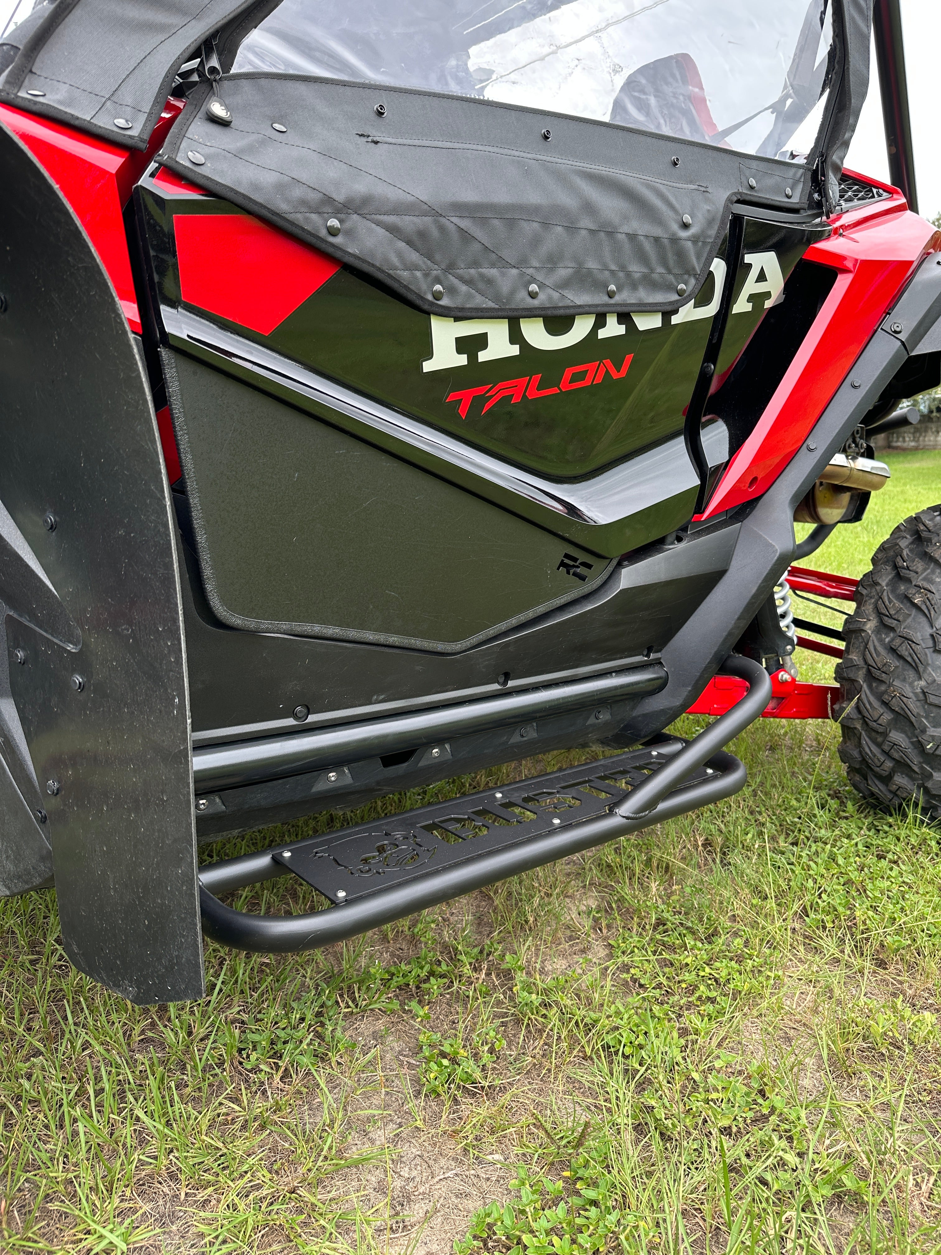 Talon 2 Seat side steps, Tree Kickers, Nerf Bars