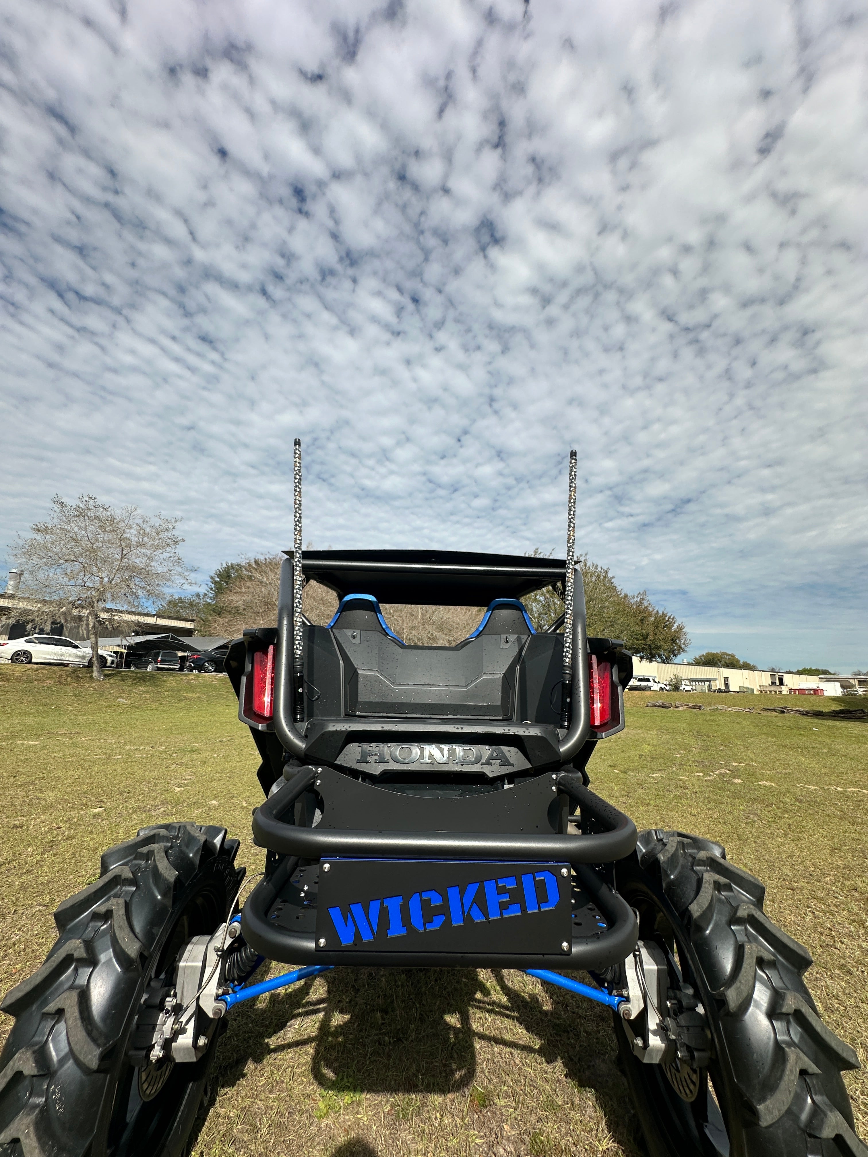 Honda Talon Back Cooler Rack with tie downs